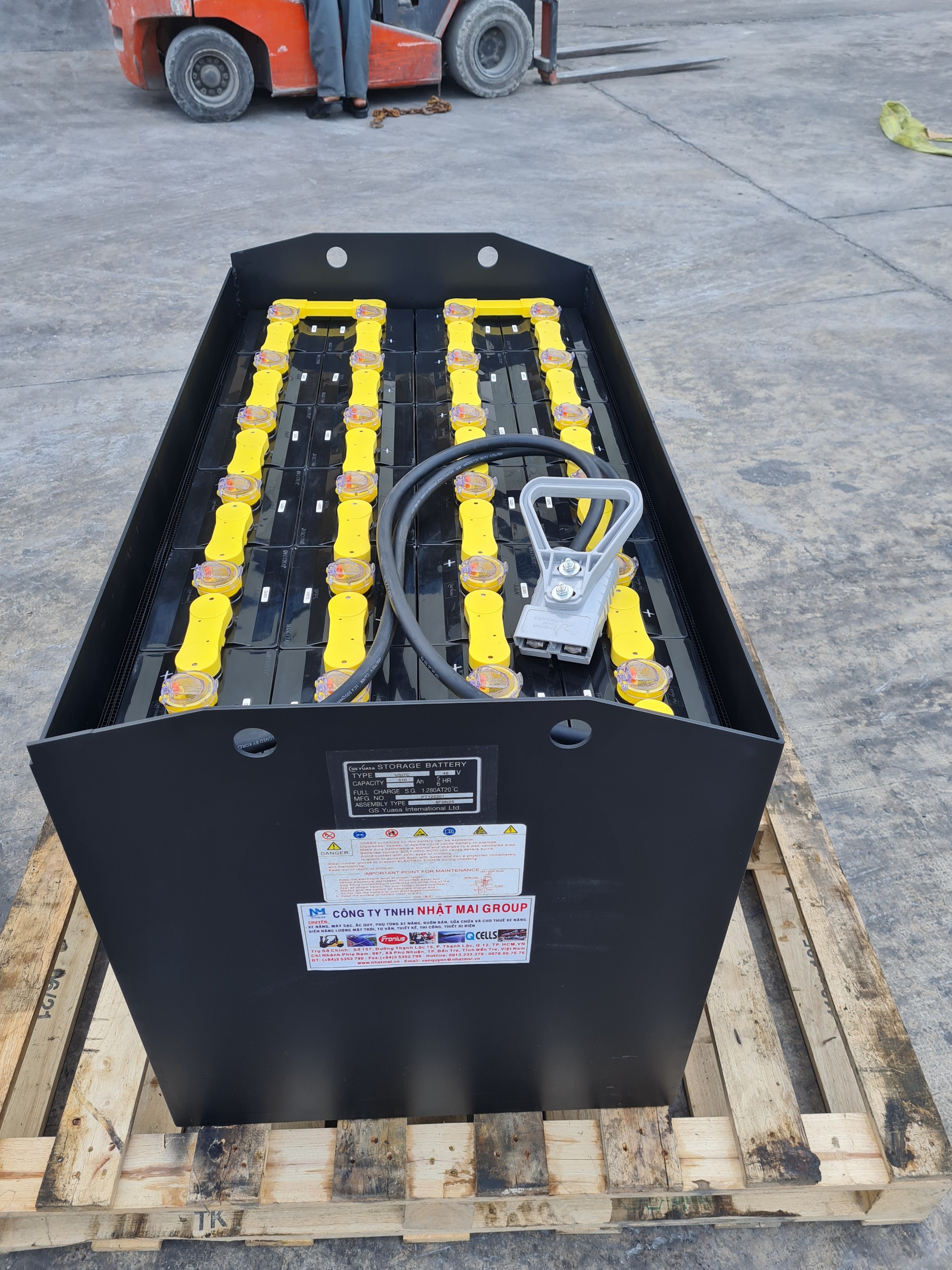 Ắc quy GS YUASA 48V – 510AH - Ắc Quy Nhật Mai Group - Công Ty TNHH Nhật Mai Group