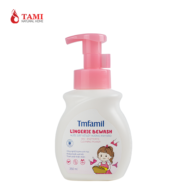 Nước giặt đồ lót Tmfamil - Hương Anh Đào - Gia Công Mỹ Phẩm Tami Natural Home - Công Ty TNHH Sản Xuất Dược Mỹ Phẩm Tami Natural Home