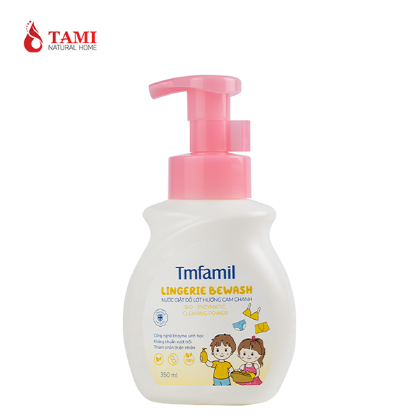 Nước giặt đồ lót Tmfamil - Hương Cam Chanh - Gia Công Mỹ Phẩm Tami Natural Home - Công Ty TNHH Sản Xuất Dược Mỹ Phẩm Tami Natural Home