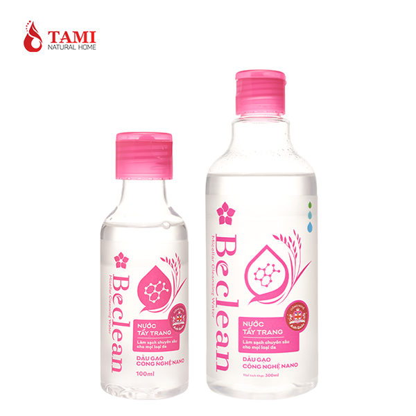 Nước tẩy trang Beclean - Dầu gạo công nghệ Nano - Gia Công Mỹ Phẩm Tami Natural Home - Công Ty TNHH Sản Xuất Dược Mỹ Phẩm Tami Natural Home