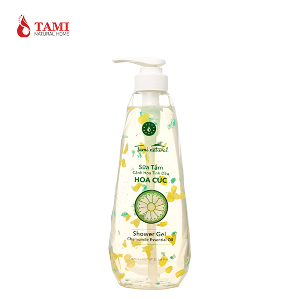 Sữa tắm cánh hoa tinh dầu hoa cúc - Gia Công Mỹ Phẩm Tami Natural Home - Công Ty TNHH Sản Xuất Dược Mỹ Phẩm Tami Natural Home