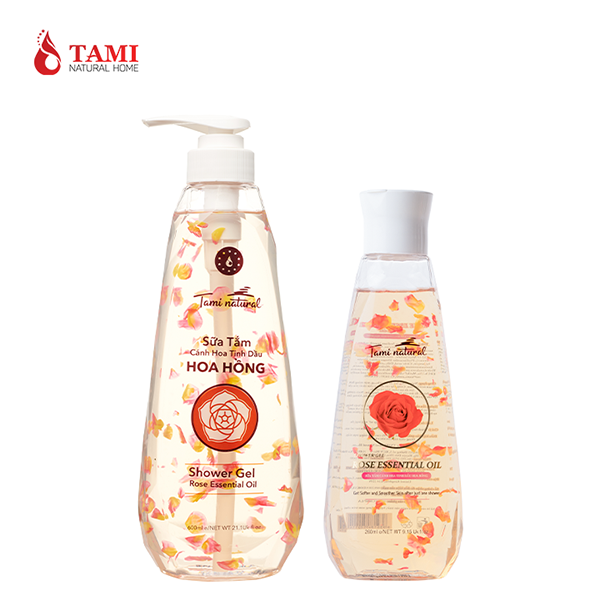 Sữa tắm cánh hoa tinh dầu hoa hồng - Gia Công Mỹ Phẩm Tami Natural Home - Công Ty TNHH Sản Xuất Dược Mỹ Phẩm Tami Natural Home