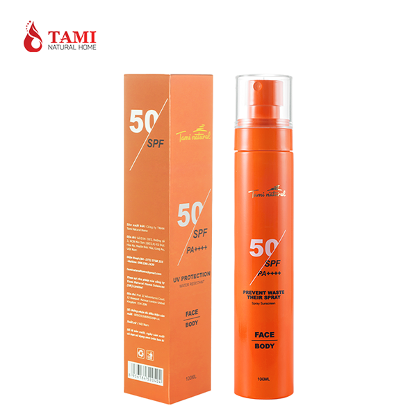 Xịt chống nắng Summer UV Spray - Gia Công Mỹ Phẩm Tami Natural Home - Công Ty TNHH Sản Xuất Dược Mỹ Phẩm Tami Natural Home