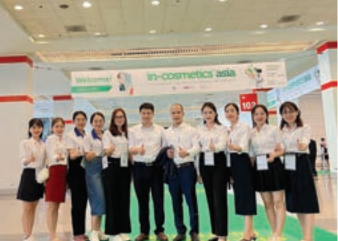 Viet Huong Cosmetics tham dự In-cosmetics Asia Bangkok