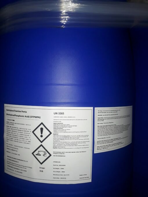 Hóa chất Diethylene Triamine Penta Methylene Phosphonic Acid DTPMPA