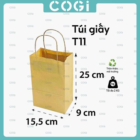 Túi giấy T11 - Ly Giấy Tô Giấy COGI - Công Ty TNHH COGI
