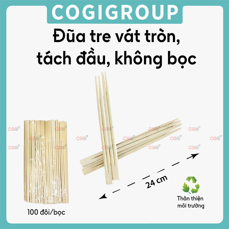 Đũa xe vát tròn, tách đầu, không bọc