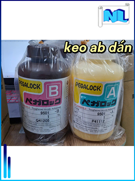 Keo AB dán inox