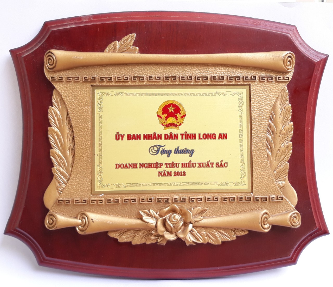 Bằng khen UBND tỉnh năm 2013 - Dịch Vụ Môi Trường Đức Hòa - Công Ty Cổ Phần Đô Thị Đức Hòa