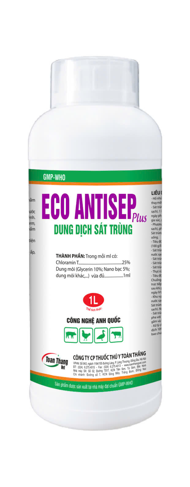 Dung dịch sát trùng Eco Antisep