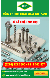 Xử lý nhiệt - Xử Lý Nhiệt Great Steel - Công Ty TNHH Great Steel (VietNam)
