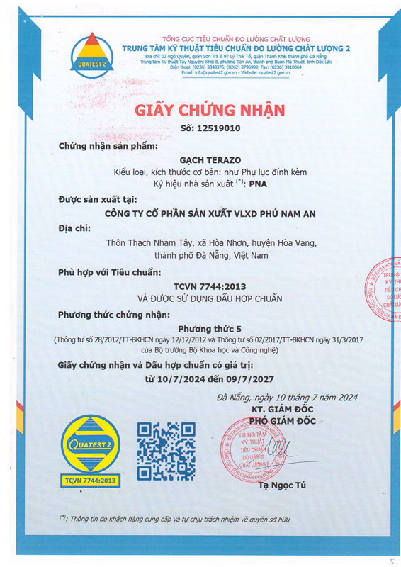 Chứng nhận
