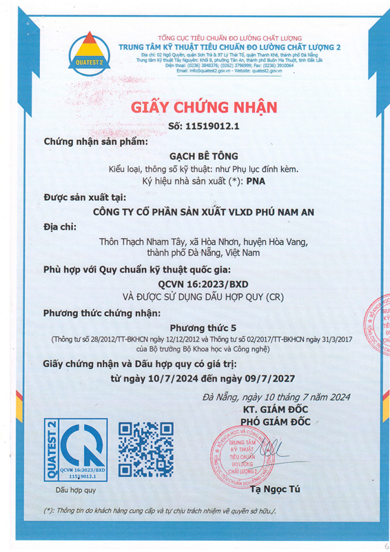 Chứng nhận