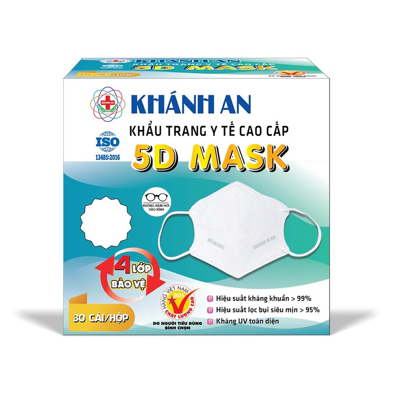 Khẩu trang y tế 5D Mask Khánh An - Khẩu Trang Y Tế Khánh An - Công Ty Cổ Phần Thương Mại Thiết Bị Khánh An