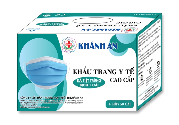 Khẩu trang y tế cao cấp - Khẩu Trang Y Tế Khánh An - Công Ty Cổ Phần Thương Mại Thiết Bị Khánh An