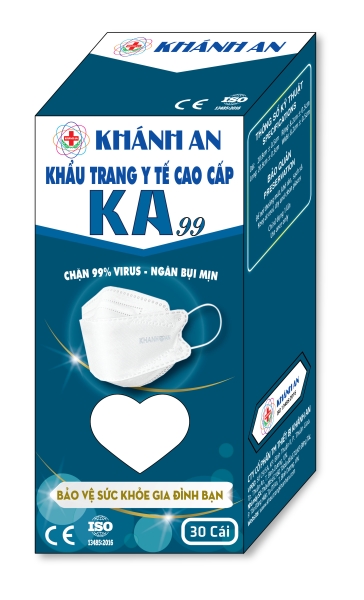 Khẩu trang y tế cao cấp KA - Khẩu Trang Y Tế Khánh An - Công Ty Cổ Phần Thương Mại Thiết Bị Khánh An