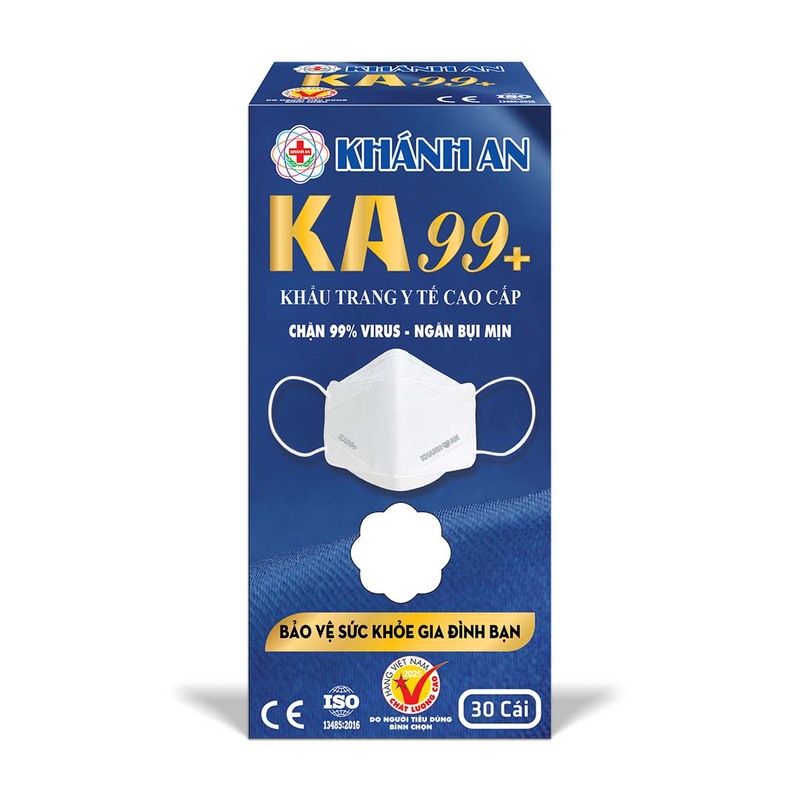 Khẩu trang y tế KA99+ Khánh An - Khẩu Trang Y Tế Khánh An - Công Ty Cổ Phần Thương Mại Thiết Bị Khánh An