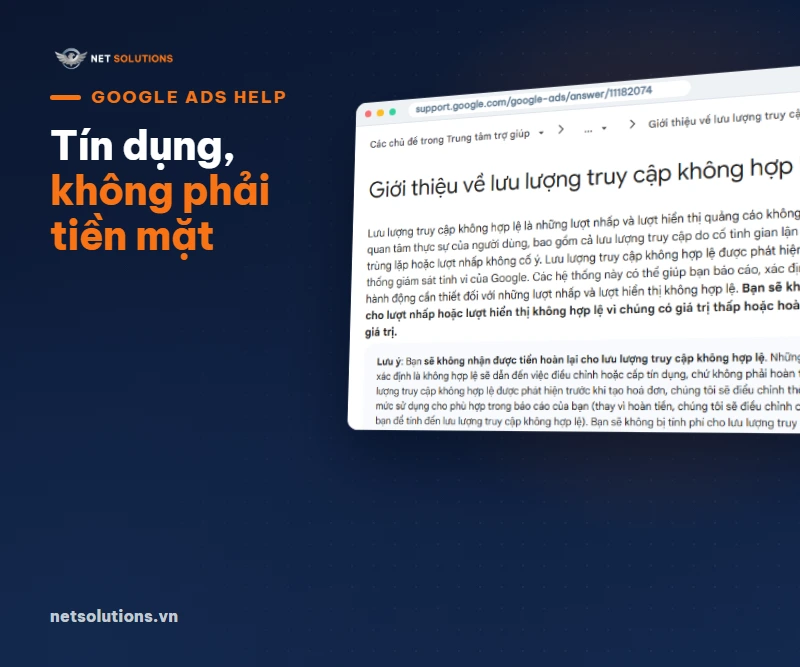 Khiếu nại Click ảo Google Ads