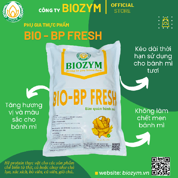 Bio-BP Fresh - Phụ Gia Thực Phẩm Biozym - Công Ty TNHH Sản Xuất Và Dịch Vụ Biozym