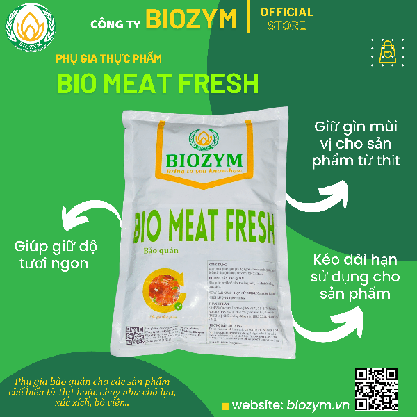 Bio Meat Fresh - Phụ Gia Thực Phẩm Biozym - Công Ty TNHH Sản Xuất Và Dịch Vụ Biozym