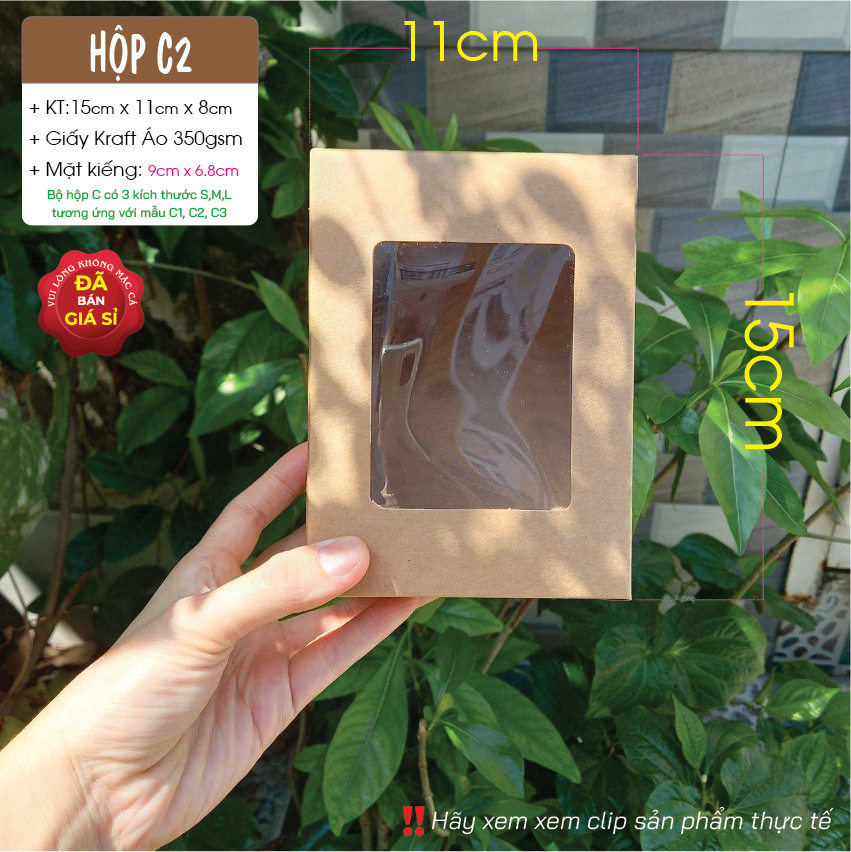 Hộp C2: Hộp giấy Kraft nâu C2