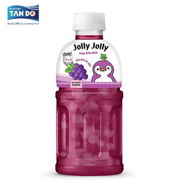 Nước thạch dừa Jolly Jolly vị nho - Nước Giải Khát Tân Đô - Công Ty TNHH Nước Giải Khát Tân Đô