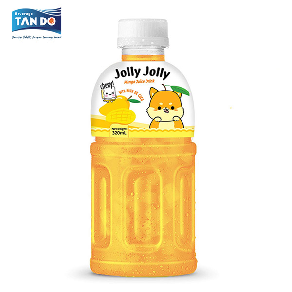 Nước thạch dừa Jolly Jolly vị xoài - Nước Giải Khát Tân Đô - Công Ty TNHH Nước Giải Khát Tân Đô