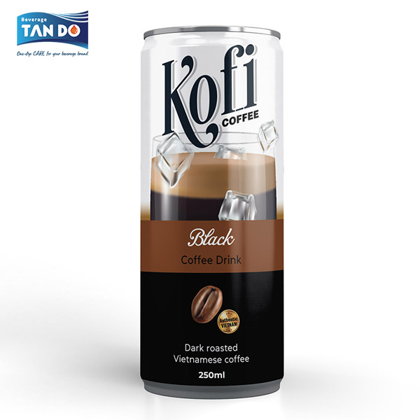 Cà phê đen Kofi - Nước Giải Khát Tân Đô - Công Ty TNHH Nước Giải Khát Tân Đô