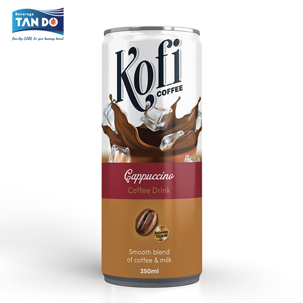 Cà phê Cappuccino Kofi - Nước Giải Khát Tân Đô - Công Ty TNHH Nước Giải Khát Tân Đô