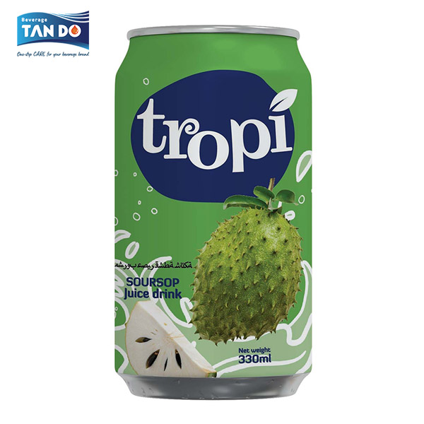 Nước ép mãng cầu Tropi - Nước Giải Khát Tân Đô - Công Ty TNHH Nước Giải Khát Tân Đô