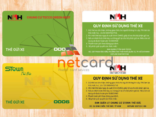 Thẻ từ giữ xe - NetCard - Công Ty TNHH MTV Thiết Bị Kỹ Thuật Vinaso