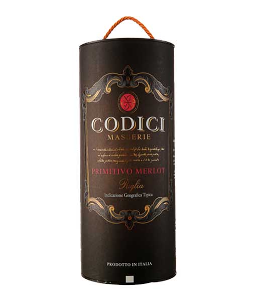 Rượu vang bịch Italy Codici 3 lít giá rẻ