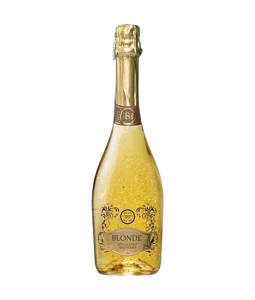 Rượu vang nổ Tây Ban Nha Fogoso Blonde Gold Flakes 22 Carat