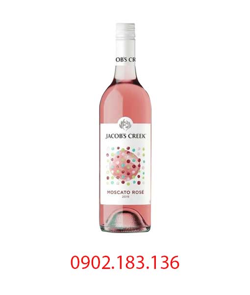 Rượu vang Úc Jacobs Creek dots Moscato Rose