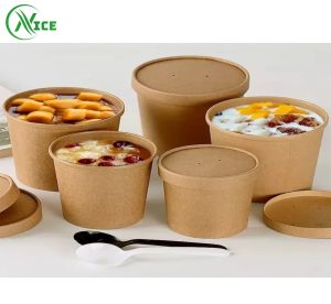 Tô đựng canh nắp giấy