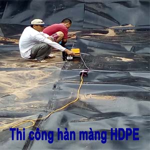 Thi công màng chống thấm HDPE