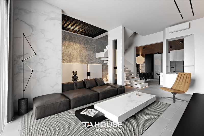 Thiết kế thi công nội thất phòng khách chung cư