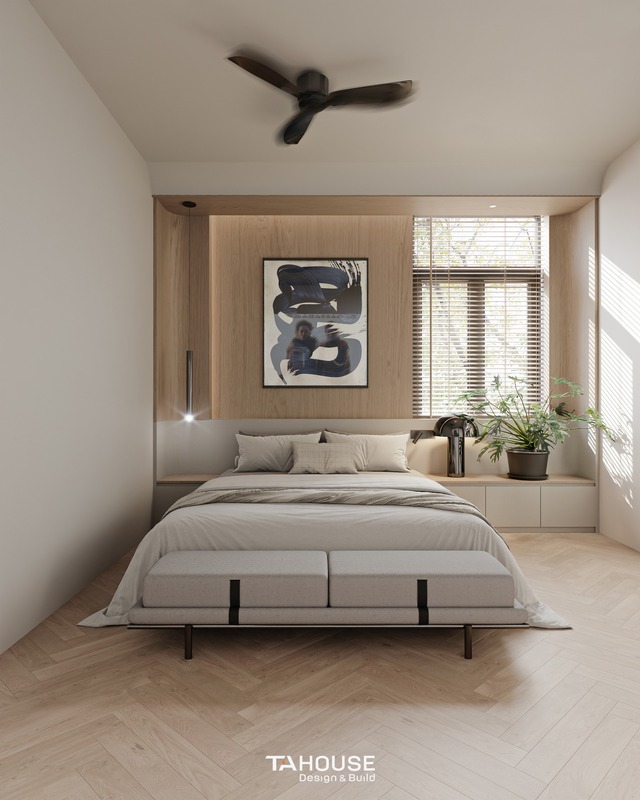 Thiết kế thi công nội thất phòng ngủ nhà phố