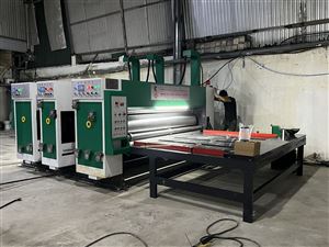 Máy in ngang vào giấy thả xích thủ công