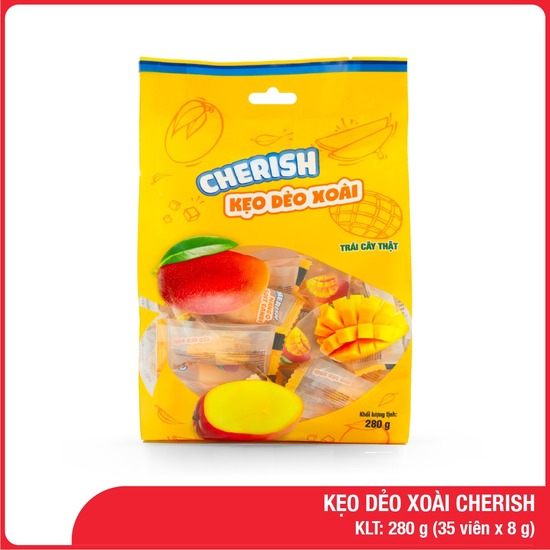 Kẹo dẻo xoài Cherish 280g
