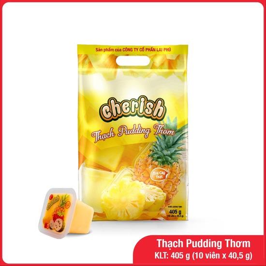 Thạch pudding Cherish vị thơm 405g