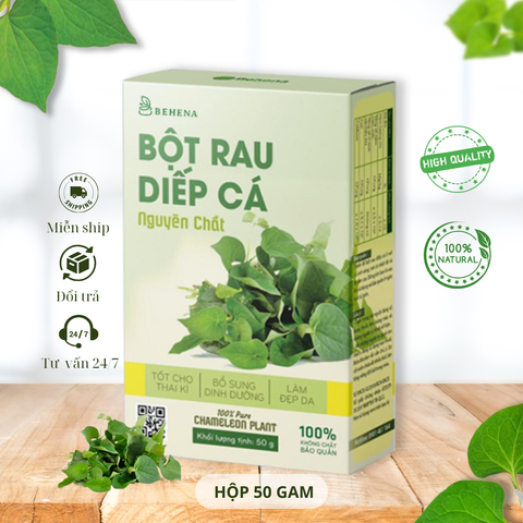 Bột diếp cá hộp 50g