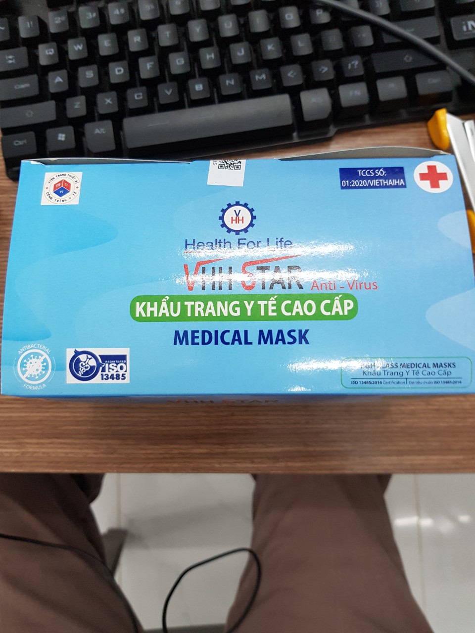 Khẩu trang y tế 4 lớp VHH Star - Khẩu Trang Y Tế VHHStar - Công Ty TNHH TM DV SX Việt Hải Hà