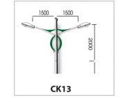 Cần đèn kép - Điện Đại Phú - Công Ty Trách Nhiệm Hữu Hạn Một Thành Viên Xây Dựng Điện Đại Phú