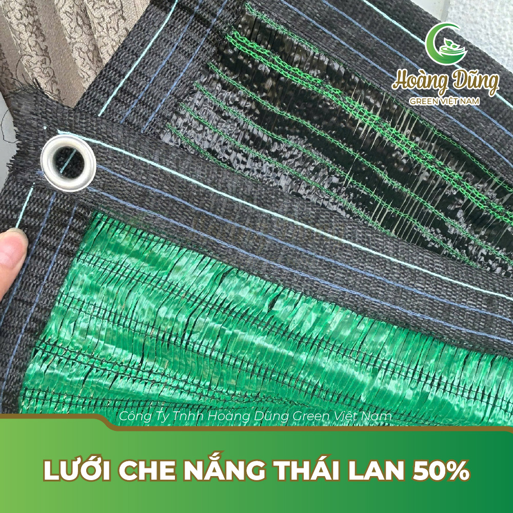 Lưới che nắng Thái Lan 50% - Lưới Nông Nghiệp Hoàng Dũng Green - Công Ty TNHH Hoàng Dũng Green Việt Nam