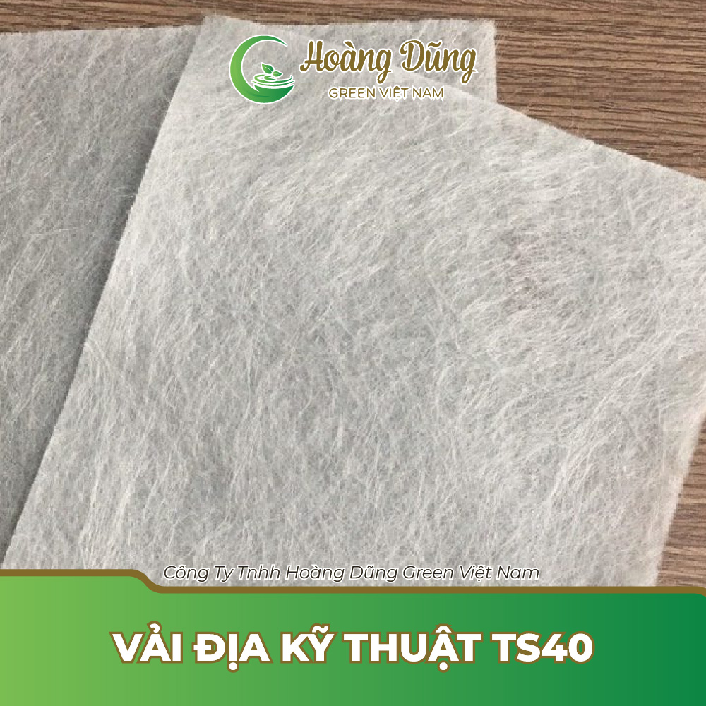 Vải địa kỹ thuật TS40 - Lưới Nông Nghiệp Hoàng Dũng Green - Công Ty TNHH Hoàng Dũng Green Việt Nam