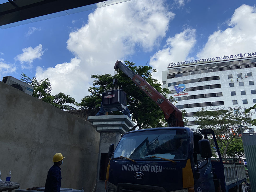 Thi công TBA 320kVA 32 Trường Sơn - Xây Lắp Điện Thiên Ân - Công Ty TNHH Xây Lắp Điện Thiên Ân