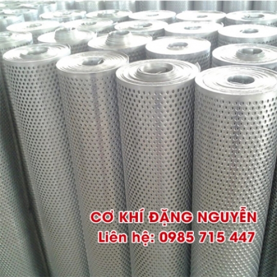 Tôn mạ kẽm cuộn đột lỗ - Gia Công Đột Dập Đặng Nguyễn - Công Ty TNHH SX TM Đặng Nguyễn