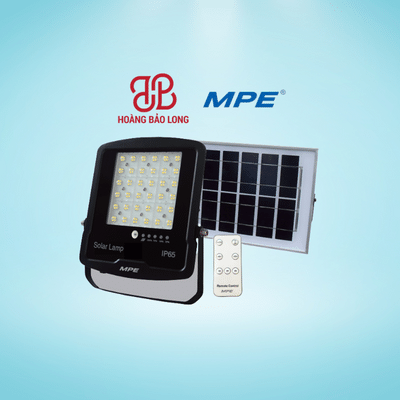 Đèn pha năng lượng mặt trời 30W MPE SFLD-30 - Thiết Bị Điện Hoàng Bảo Long - Công Ty TNHH SX TM DV Hoàng Bảo Long