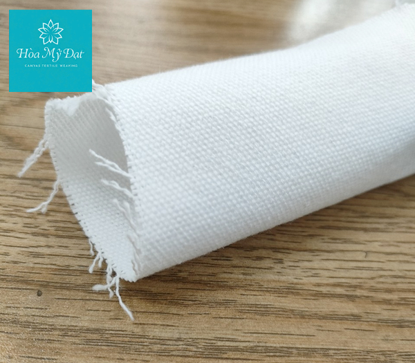 Vải trắng kem 340g Cotton